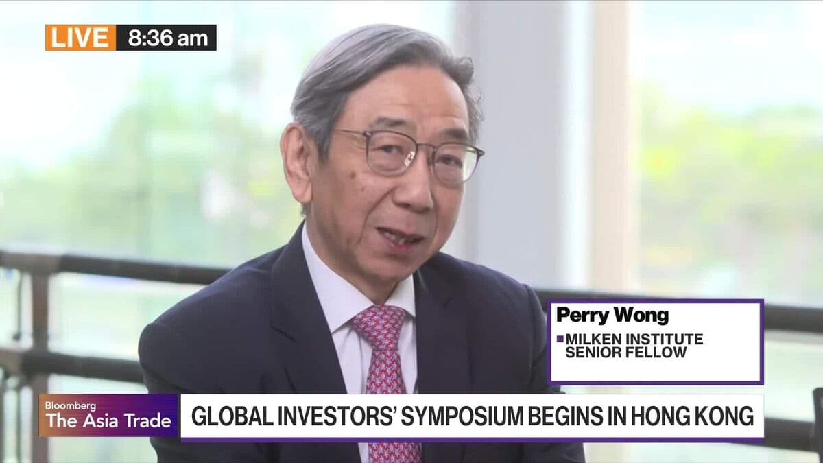 Milken Institute's Wong on China Economy, Iran War