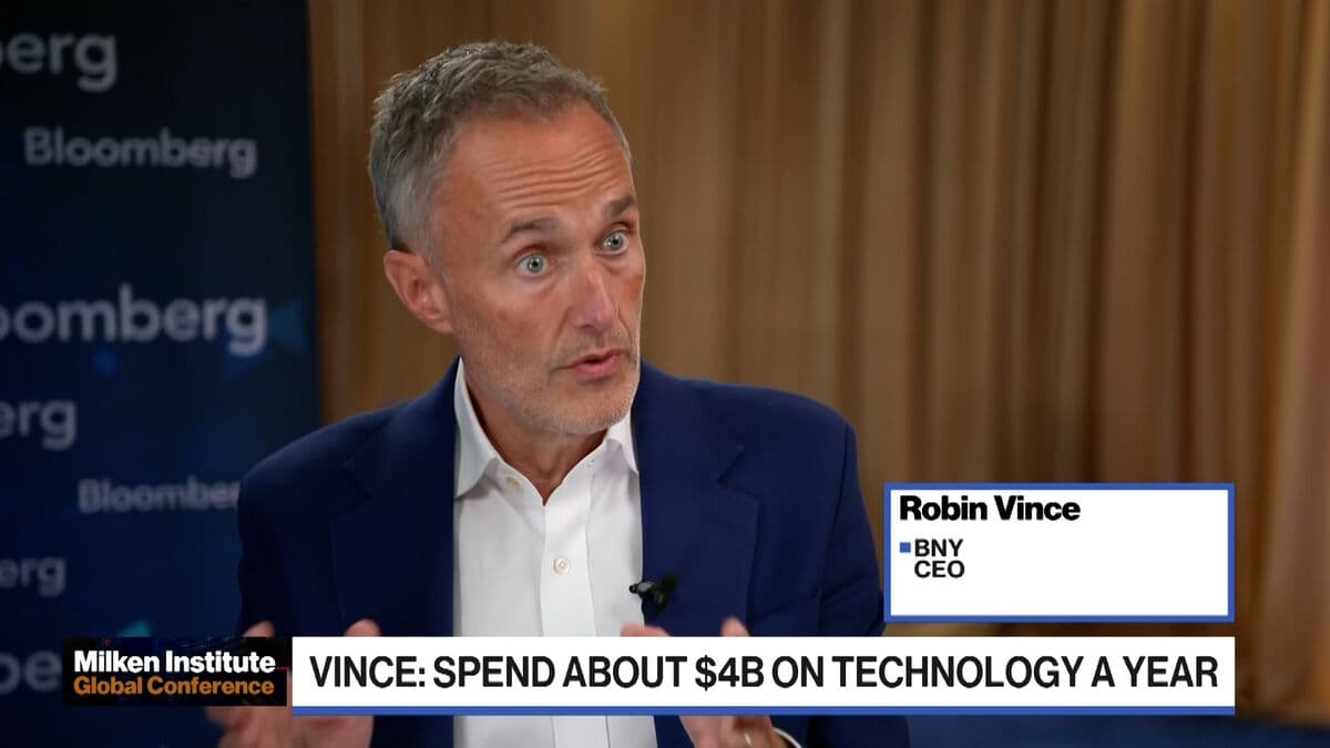 BNY CEO: AI Helps 'Turbocharge' Business