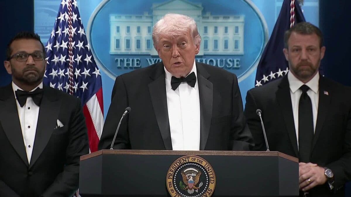 Trump Recounts Shooting Incident at Correspondents’ Dinner