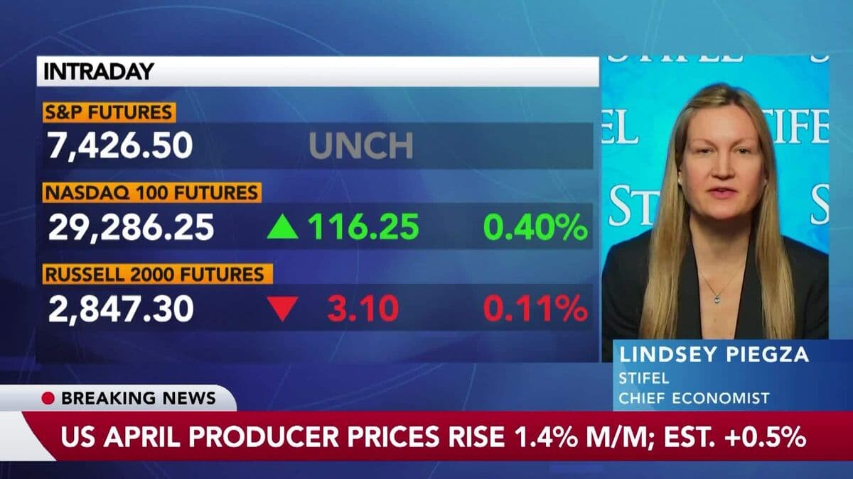 Stifel Chief Economist Warns Consumers Will Face Continued Inflation Challenges