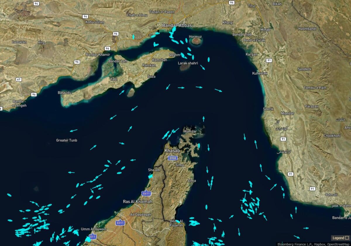 Traffic Continues Through Strait of Hormuz Following Container Ship Attack