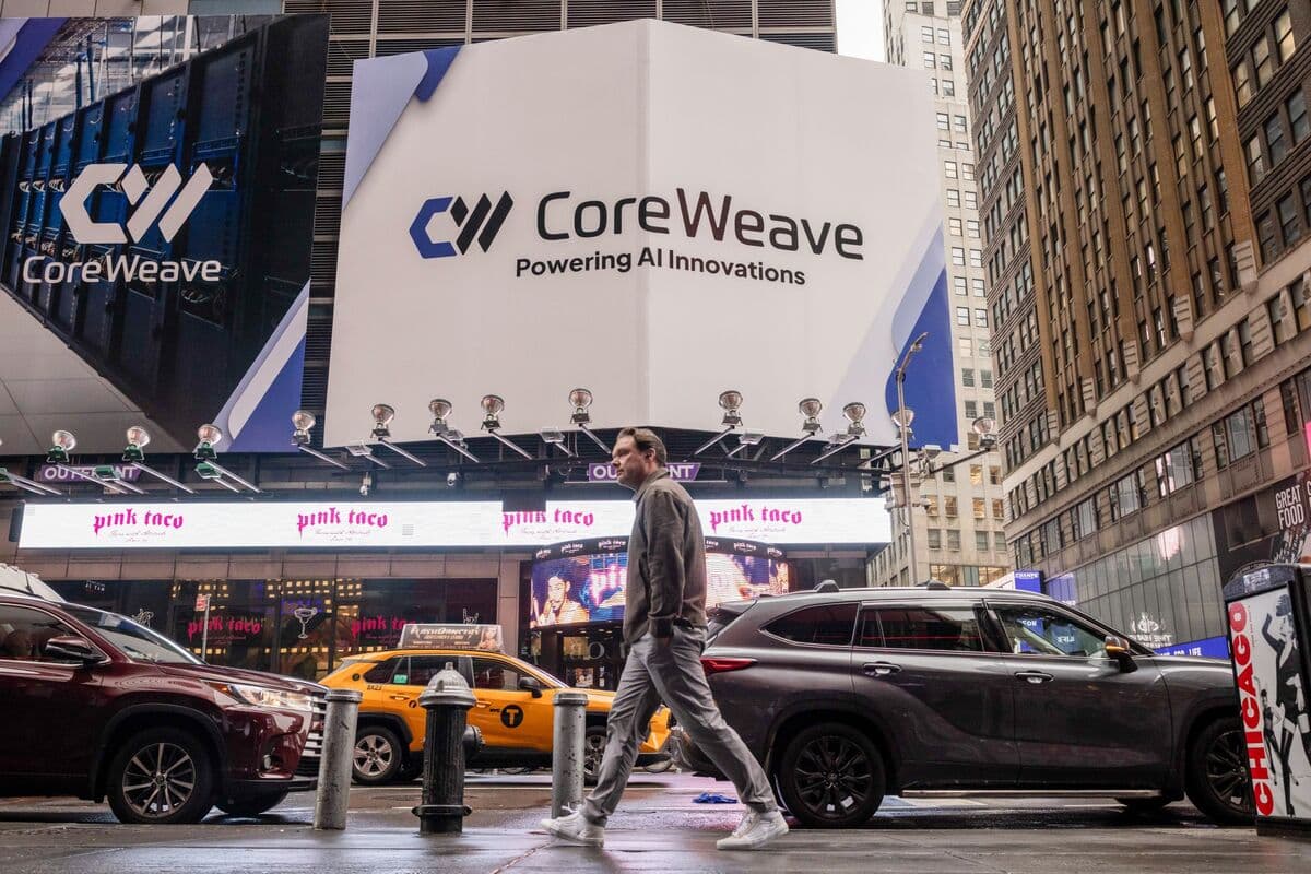 CoreWeave Shares Lag Rival Nebius in Wild Year Since IPO
