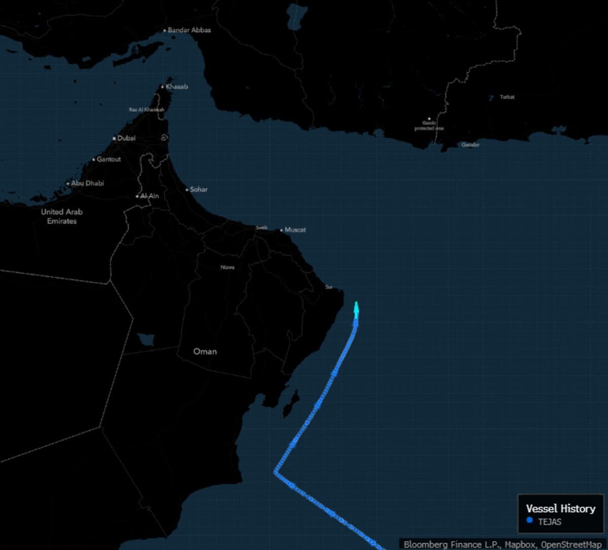 Sanctioned Iranian Tanker Approaches Persian Gulf, Challenging US Blockade