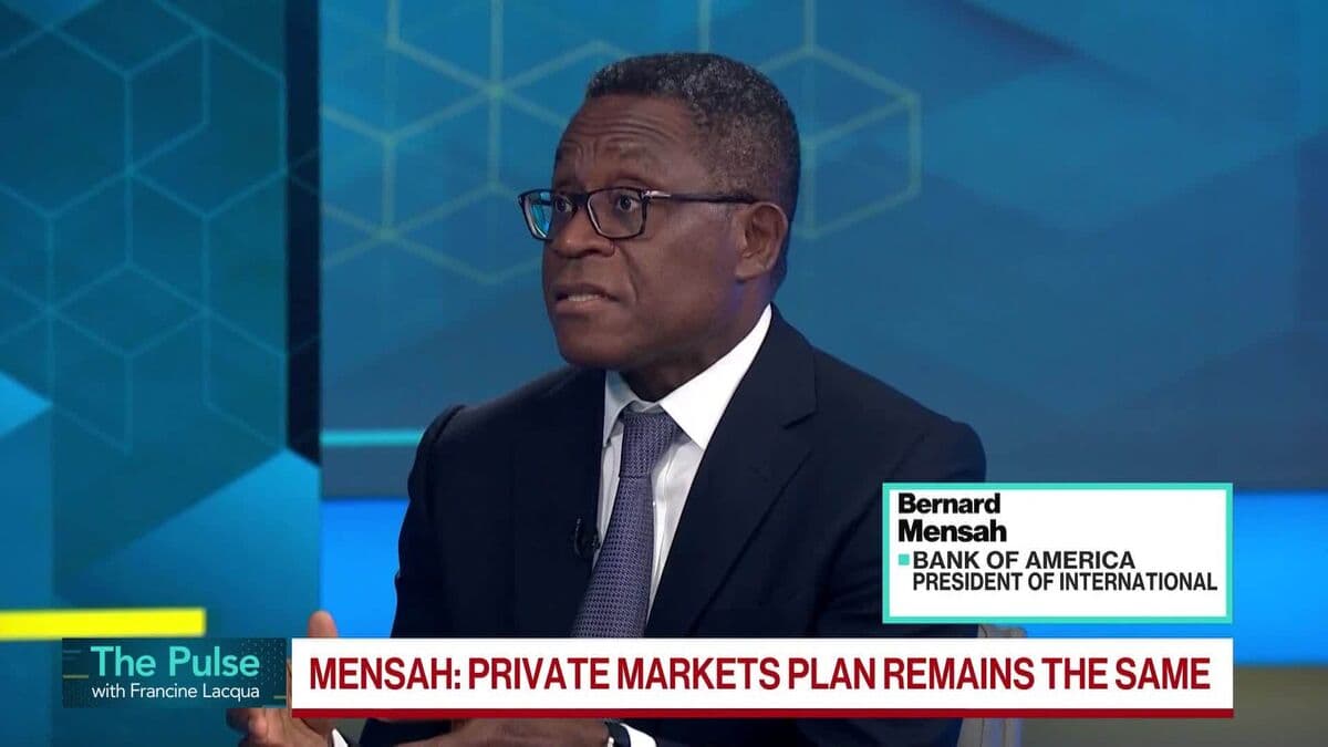 BofA’s Mensah Sees ‘Healthy Cleanup’ in Private Markets