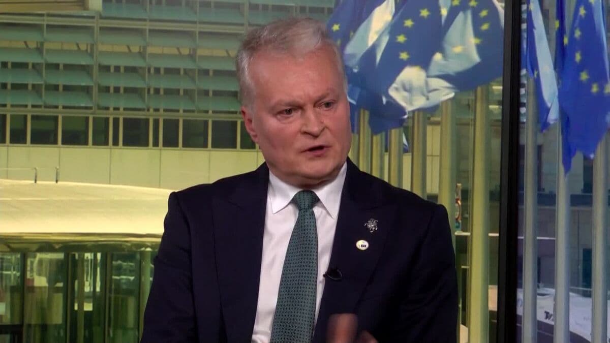 Lithuanian President Nauseda Asserts Putin Cannot Prevail in Ukraine Conflict