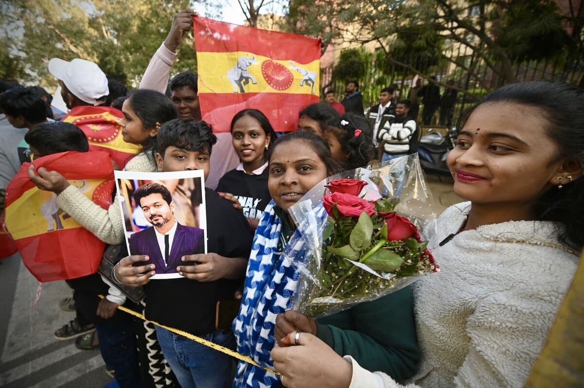 India’s iPhone Hub Stunned by Movie Star Vijay’s Political Rise