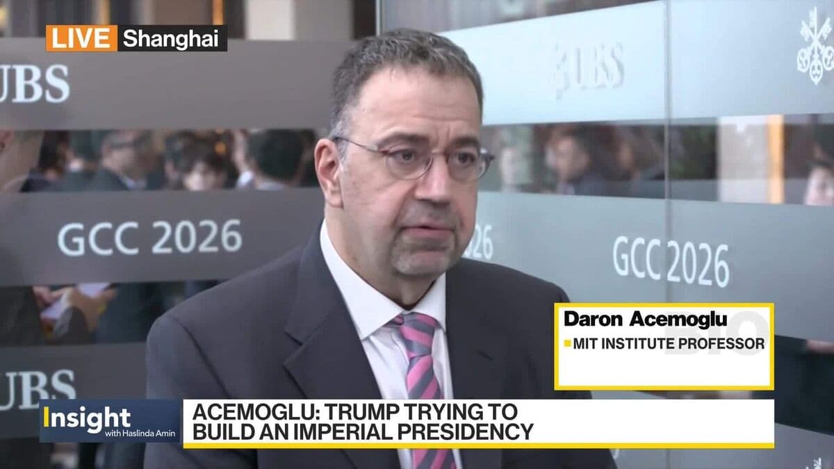 Nobel Laureate Acemoglu on Fed Independence, AI