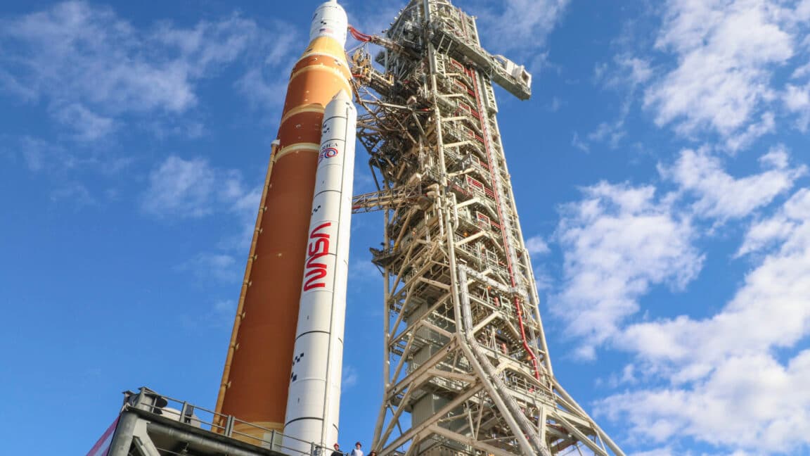 NASA’s Artemis II rocket rolls to launch pad, but key test looms ahead