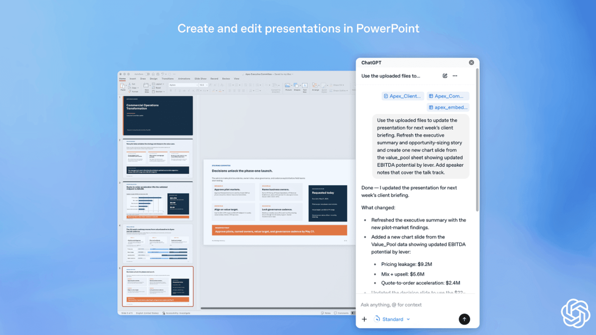 Microsoft PowerPoint için ChatGPT eklentisi duyuruldu