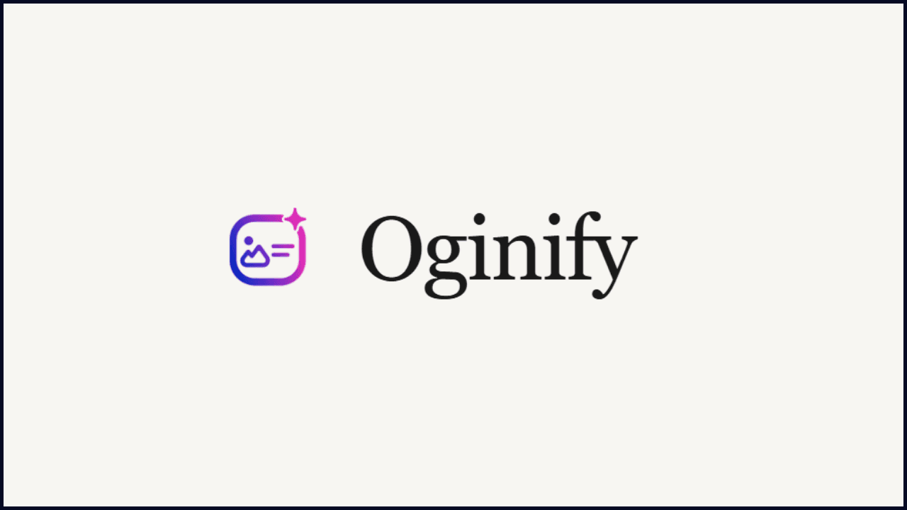 Oginify: Web siteleri için yapay zeka ile sosyal medya kartları oluşturma aracı