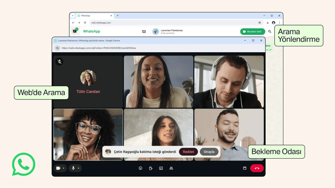 WhatsApp Web'de sesli ve görüntülü arama özelliği aktif oldu