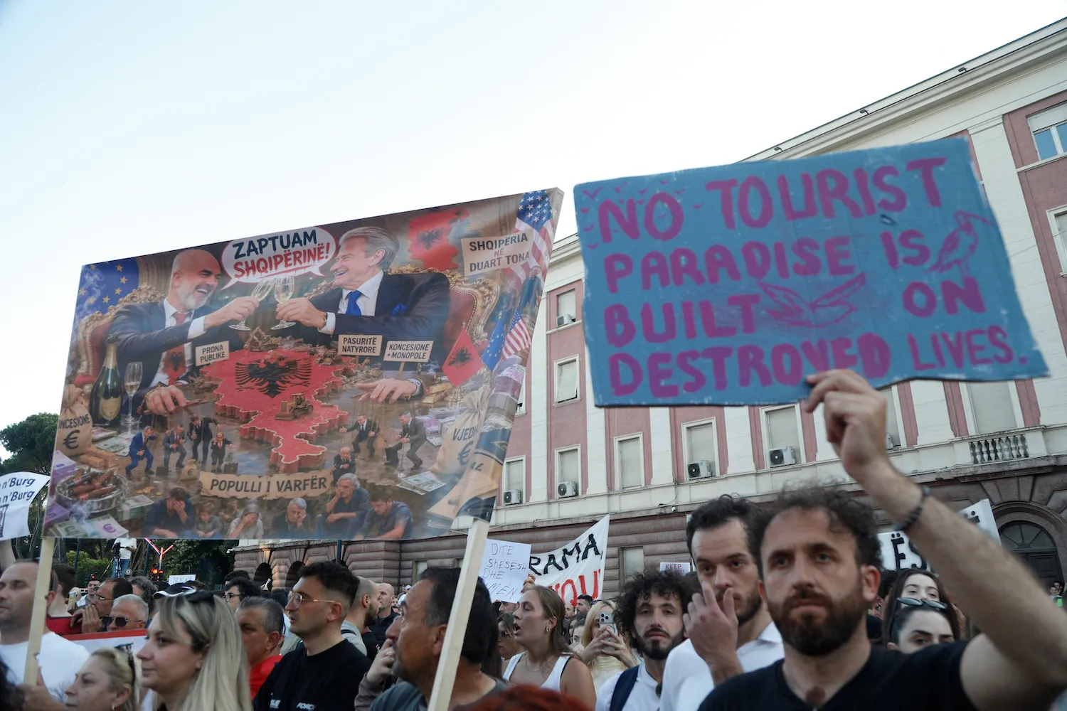 Protests Erupt in Albania Over Kushner-Linked Luxury Resort Plans