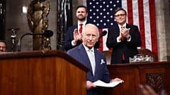 Watch key moments from the King's address to US Congress