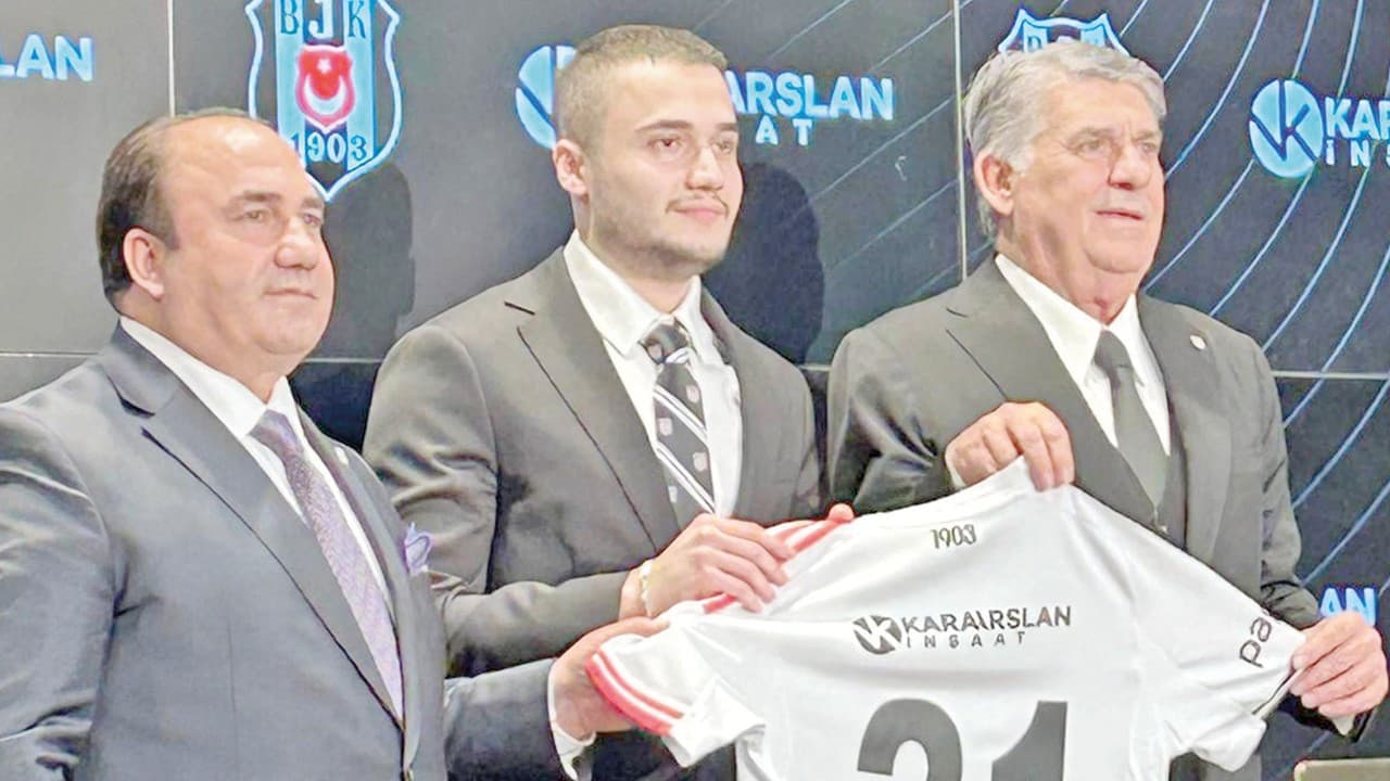 Beşiktaş’ın 6 aylığına sırt sponsoru Karaarslan İnşaat
