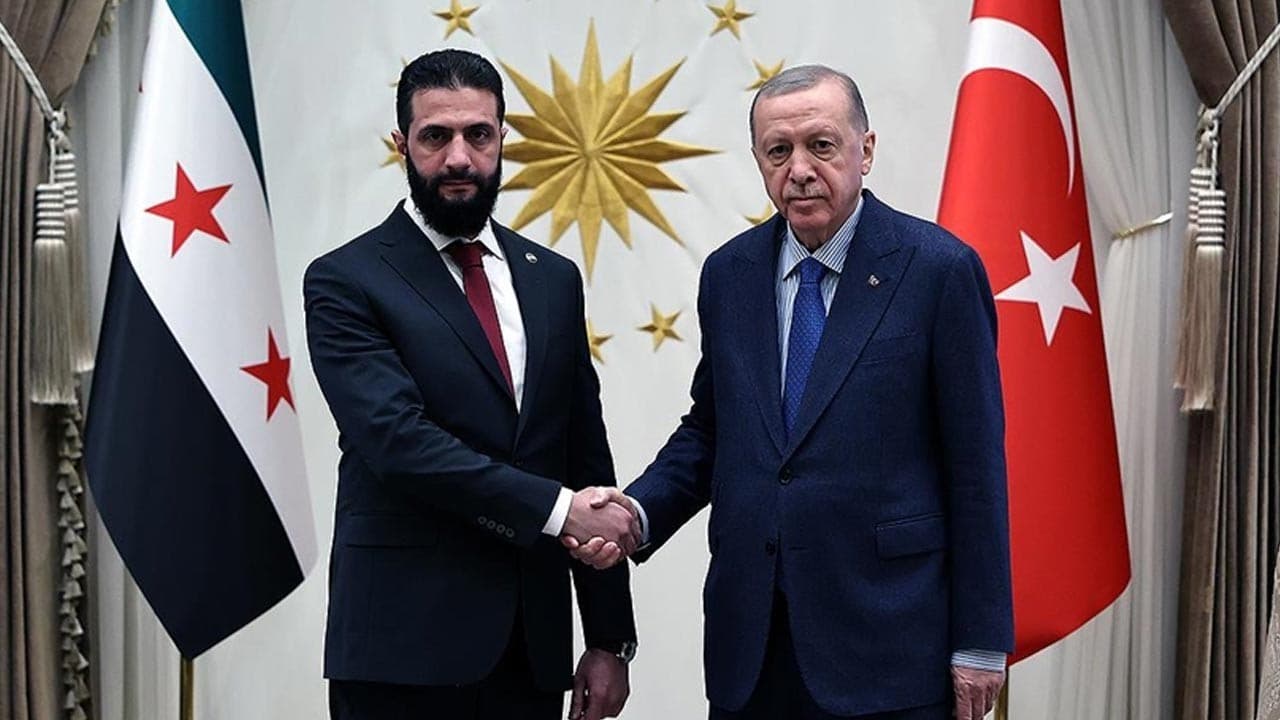 Son dakika: Cumhurbaşkanı Erdoğan, Şara ile görüştü