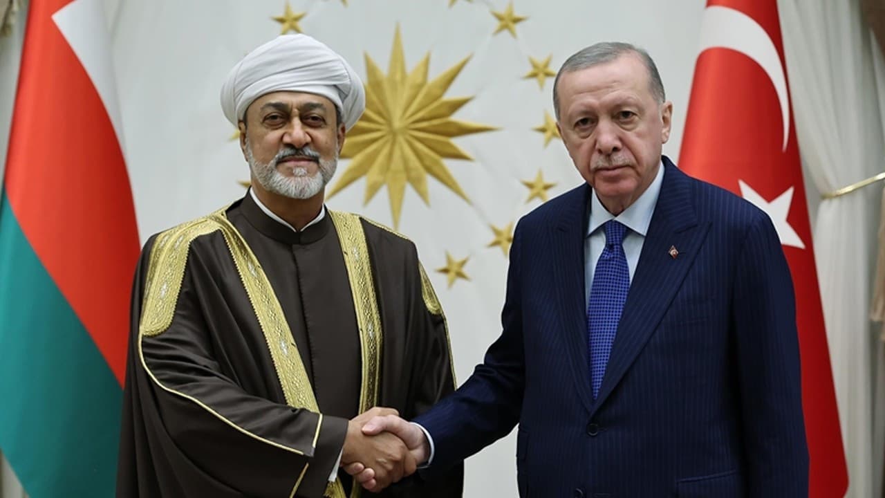 Cumhurbaşkanı Erdoğan, Umman Sultanı Bin Tarık ile görüştü