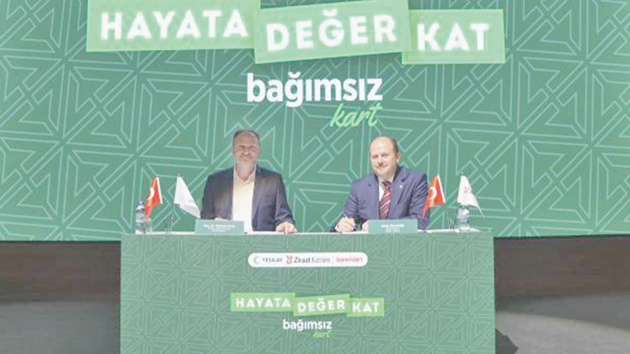 Ziraat Katılım “Bağımsız Kart” ile Yeşilay'a bağış aktaracak