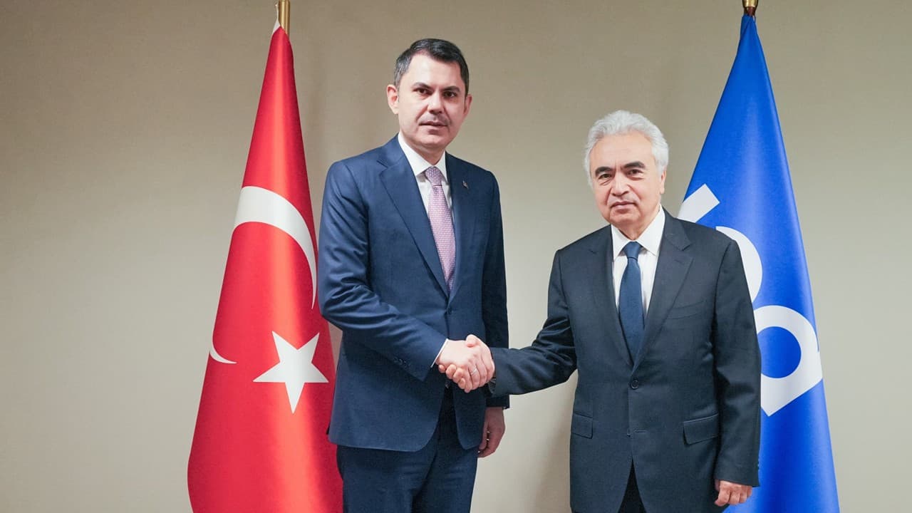 Bakan Kurum ve IEA Başkanı Birol, bir araya geldi