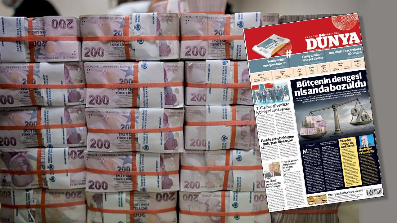 Nisan ayında bütçe dengesi bozuldu