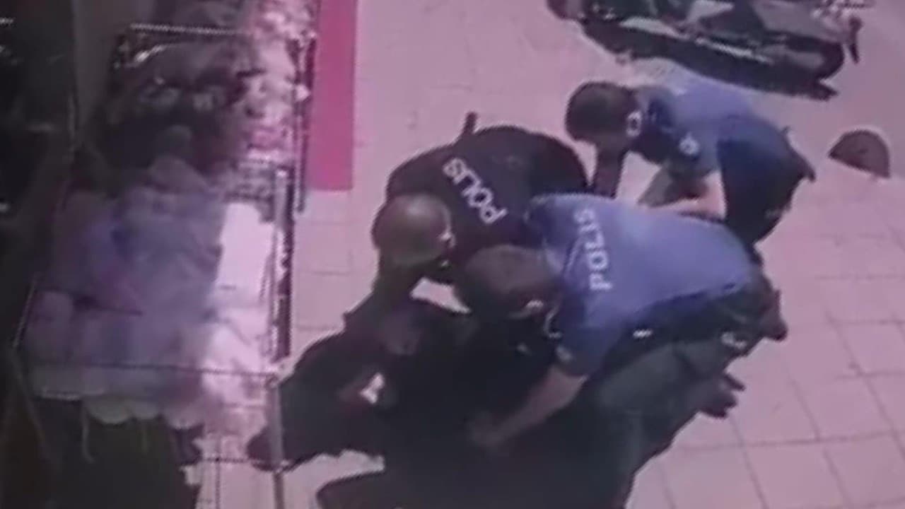 Çorlu'daki polis saldırganının yakalanma anı görüntülendi