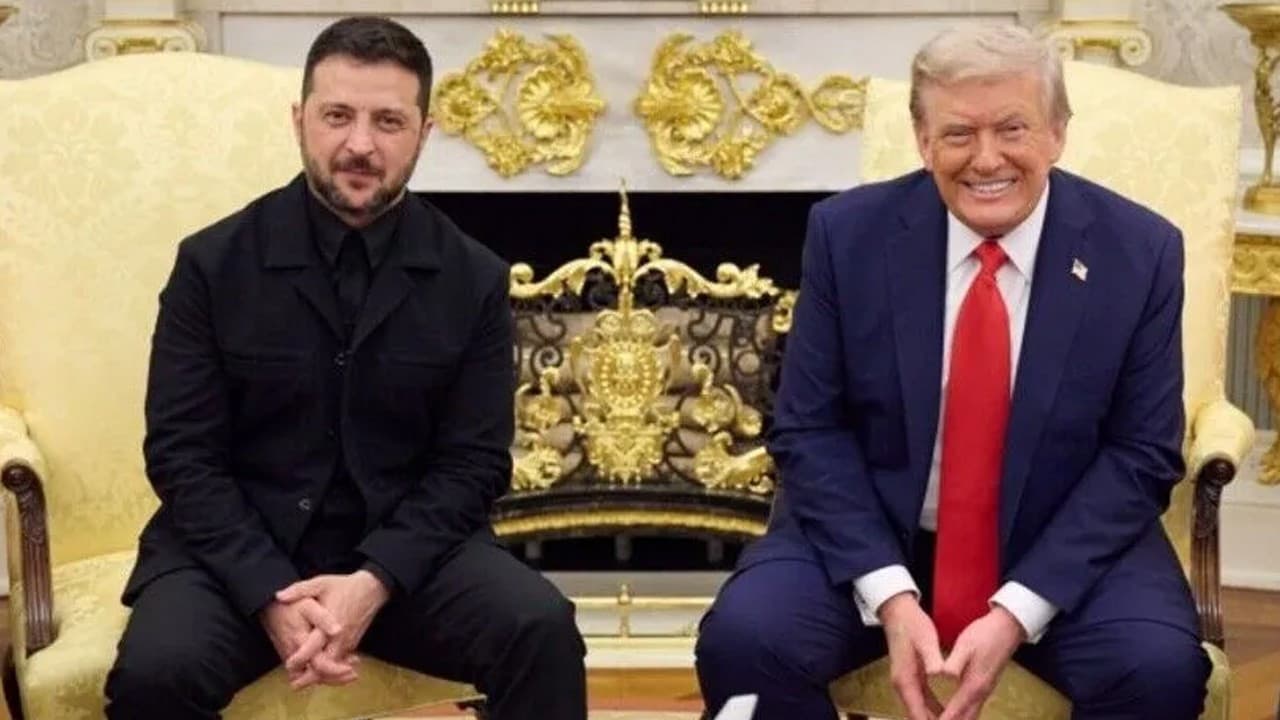 Trump, Zelenski ile Beyaz Saray'da görüştü