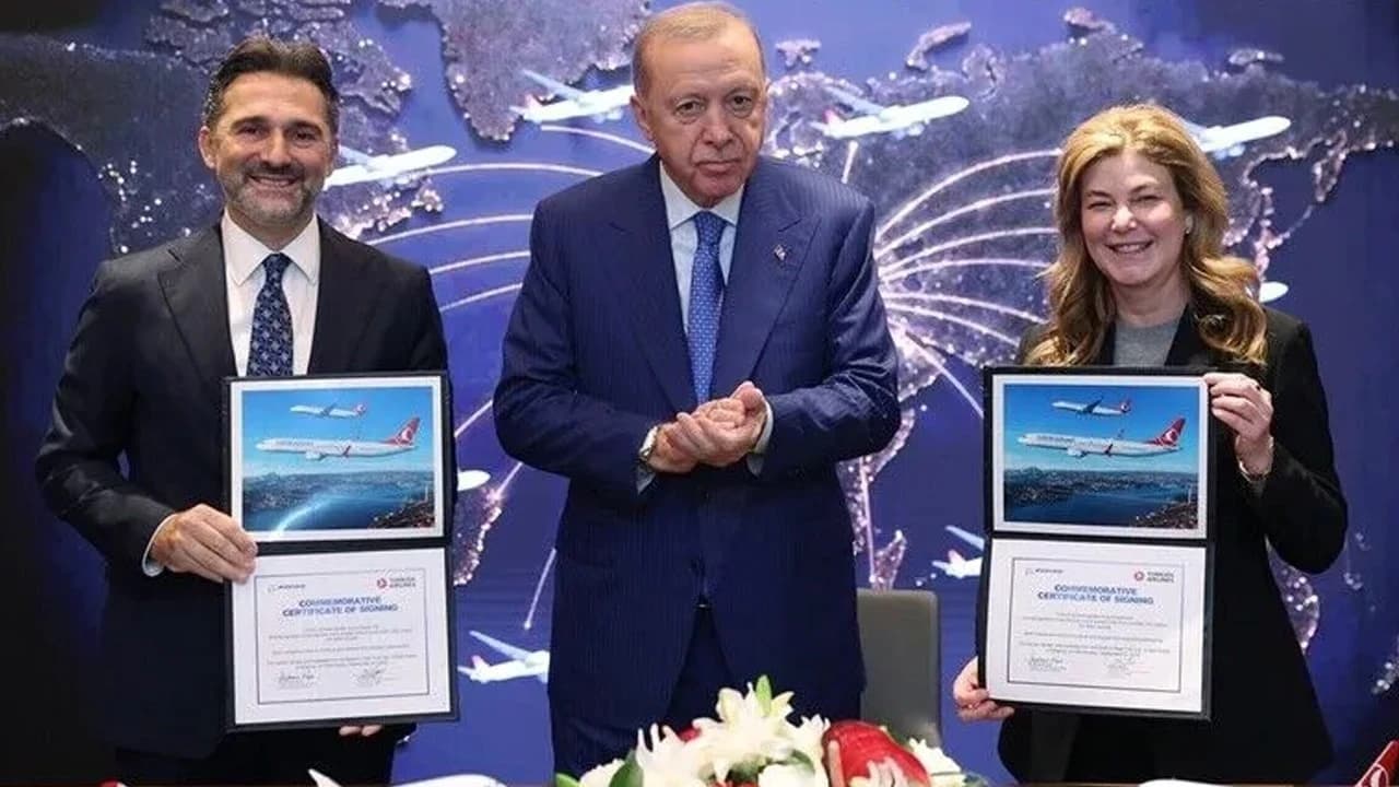THY, Boeing ile 150 uçak için anlaşma imzaladı