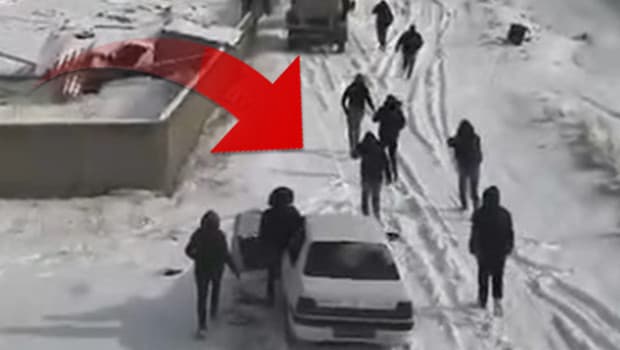 Arazide 'pes' dedirten 'eğlence' | 10 kişiydiler... Drone kamerasını görünce böyle kaçıştılar