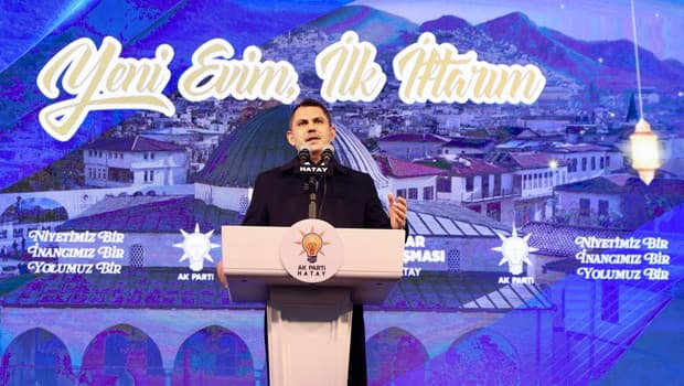 Bakan Kurum Hatay’da iftara katıldı... “Yeniden diriliş kavramı bir şehir olsaydı o şehrin adı Hatay olurdu”