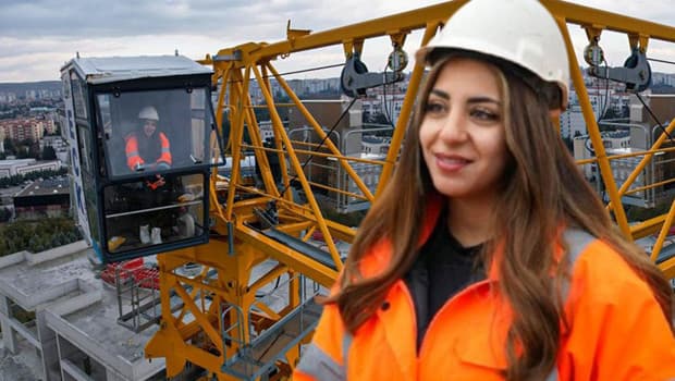 Annesi tavsiye etti: Mera ekmeğini vinçten kazanıyor