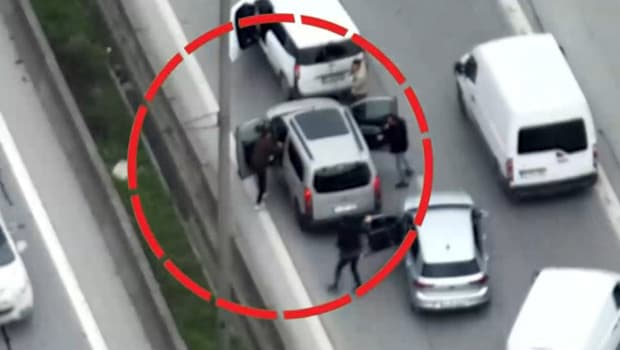 Polisten kaçtı, ‘drone’dan kaçamadı