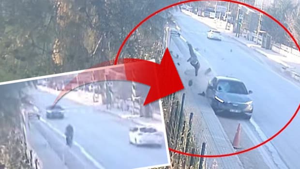 Cinayet gibi kaza! Üzerine doğru gelip havaya savurdu: Bisikletli adamın ölümü kamerada