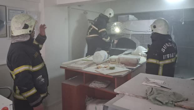 Burdur'da pide salonunda doğal gaz patlaması