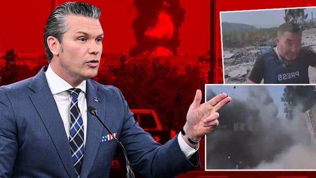 Son dakika: ABD-İsrail-İran savaşı | ABD savaşta yeni aşamaya geçti: En güçlü saldırı olacak... Gazetecilerin yayın yaptığı alana füze düştü