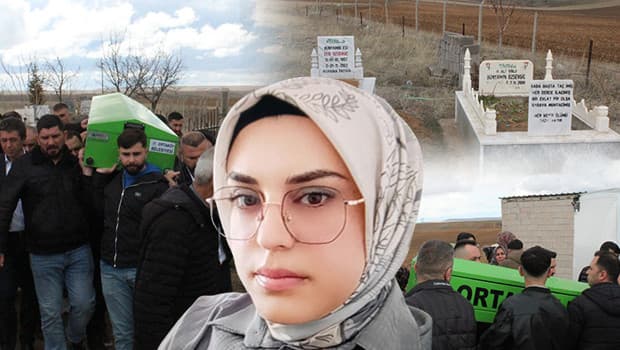 Anne ve babasının mezarında dua okurken öldürüldü! Gamze, son yolculuğuna uğurlandı