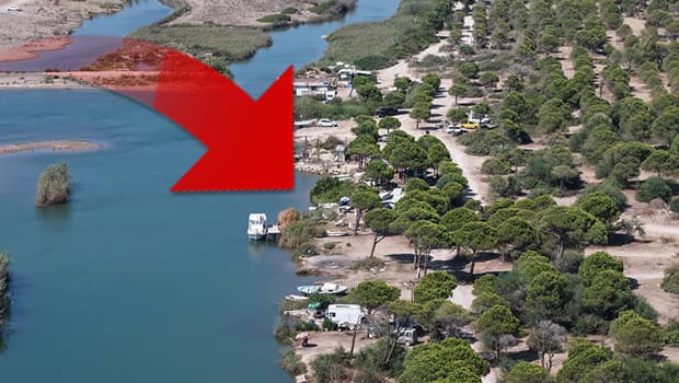 Doğa harikasında lağım rezaleti: Yıkım süreci başlatıldı