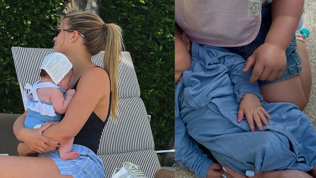 Ünlü çiftten ikinci bebek müjdesi geldi: Küçük kızım abla oldu!