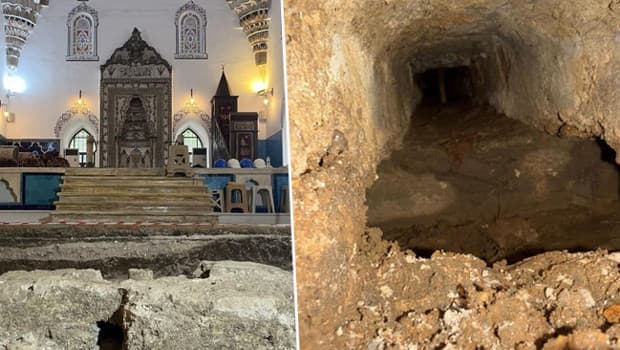 Bursa'da caminin altından çıktı: Sekizgen yapıda! 'Rivayetle başladık, gerçek oldu'