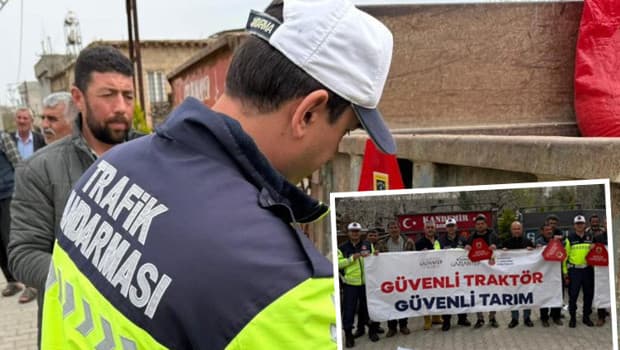 Jandarma, traktör sürücülerine eğitim verip ücretsiz dağıttı