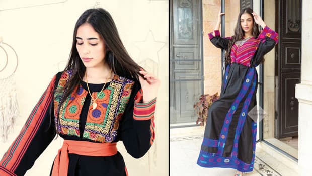 Filistinli kadınların hikâyesi nakışlarda