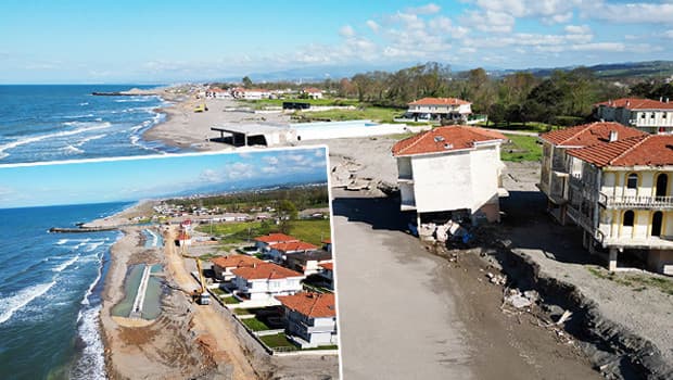 Deniz suyu evlere kadar geldi: 2 siteyi böyle kurtaracaklar