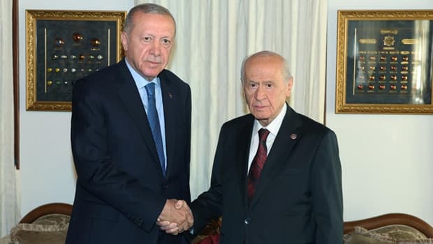 Cumhurbaşkanı Erdoğan - MHP lideri Bahçeli görüşmesi başladı