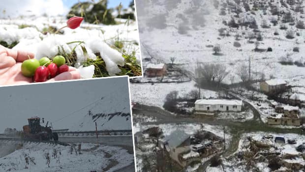 Her yer beyaza büründü! Karın altında kaldılar: 'Bu şekilde bir kar yağışı yaklaşık 16 yıl önce yaşanmıştı'