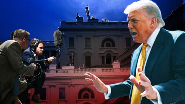 Trump, muhabirin sorusuna sert tepki gösterdi