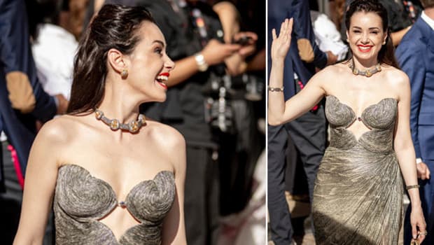 Özgü Namal Cannes Film Festivali'nde Kırmızı Halıda