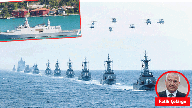 İstanbul Boğazı'ndan CAm-Roman geçiş yaptı