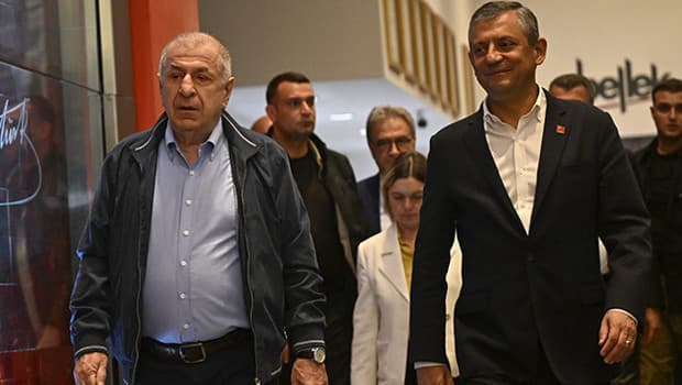 Zafer Partisi Başkanı Özdağ, CHP Genel Merkezi'nde Özgür Özel'i ziyaret etti