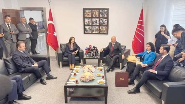 CHP'de bayramlaşma ziyaretleri yapıldı