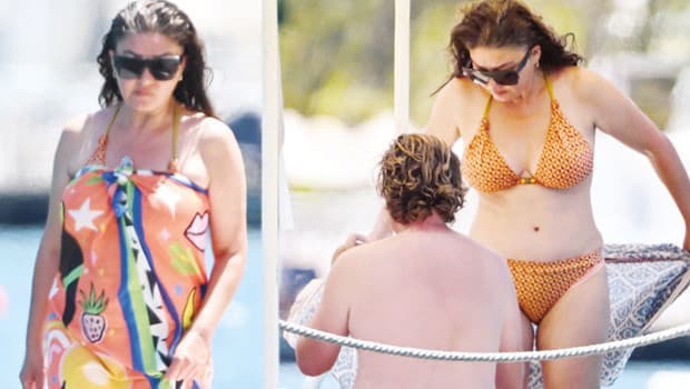 Nurgül Yeşilçay ve sevgilisi tatil sezonunu Marmaris'te açtı