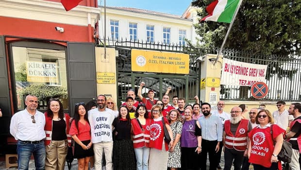 İtalyan Lisesi'nde grev sona erdi, dersler yeniden başladı