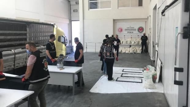 İpsala Sınır Kapısı'nda 1,5 ton uyuşturucu yakalandı